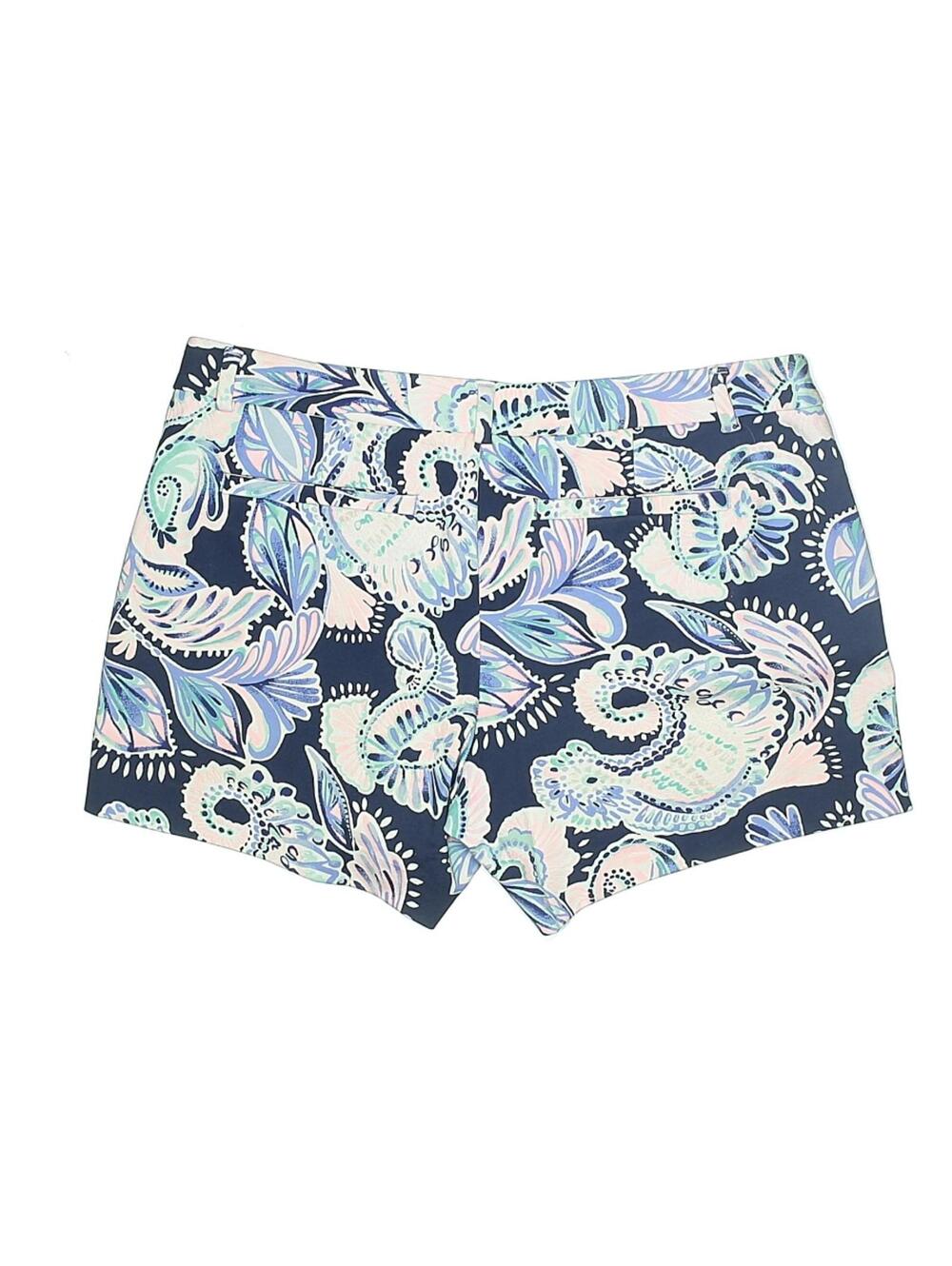 Lilly Pulitzer Callahan Shorts High Tide Holy Flockamolie size 8 - Picture 2 of 4